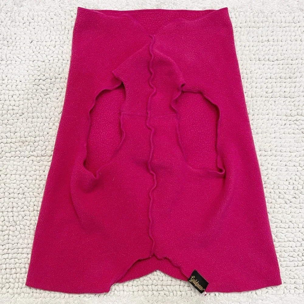 Goldpaw Series - Stretch Fleece Sleeveless Dog Tank Top | Hot Pink, Size 16